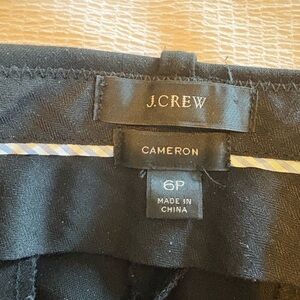 J. Crew Black Cameron Pants
